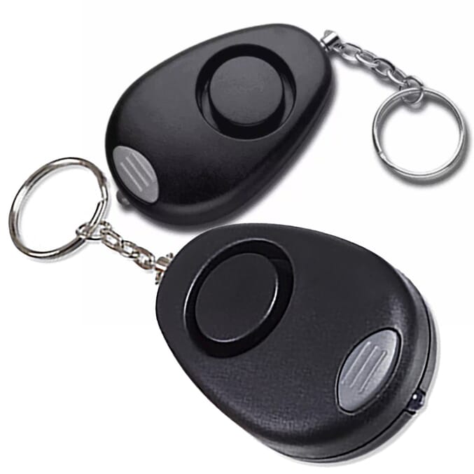 police approved emergency alarm with torch pack of 2