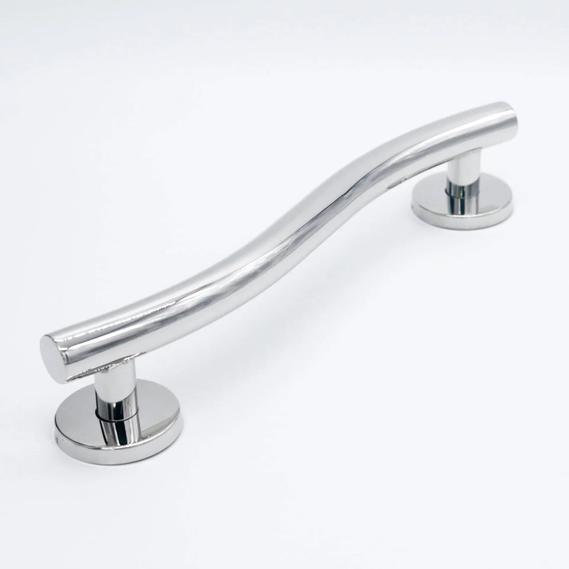 View Polished Stainless Steel Grab Rails Curved 12 information