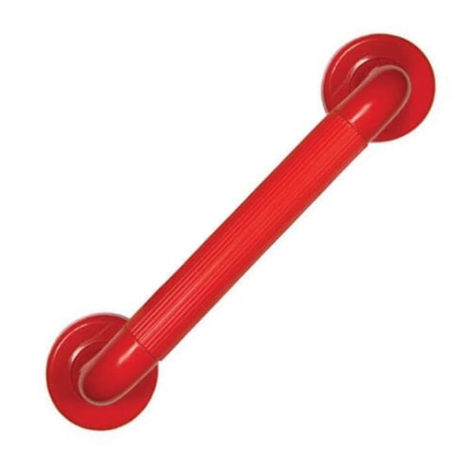 poly flute grab rail red 300mm