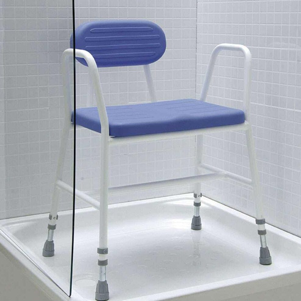 Polyurethane Moulded Shower Stool Wide from Essential Aids