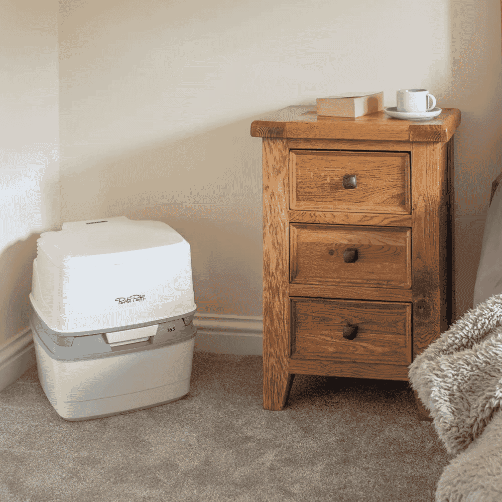 porta potti 165 portable toilet lifestyle