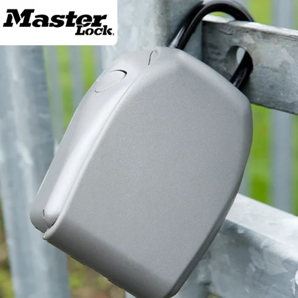 portable key safe on gate