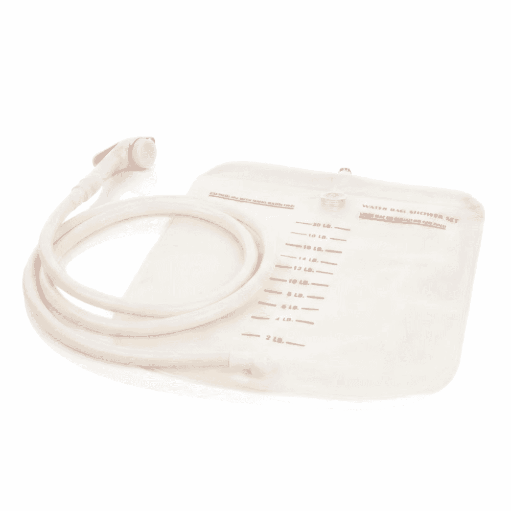 portable shower flat