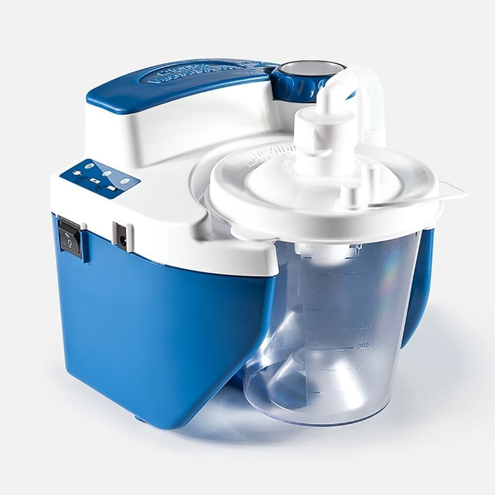 View Portable Vacuaide QSU Suction Unit with 1200ml Reusable Bottle and Mains Lead information
