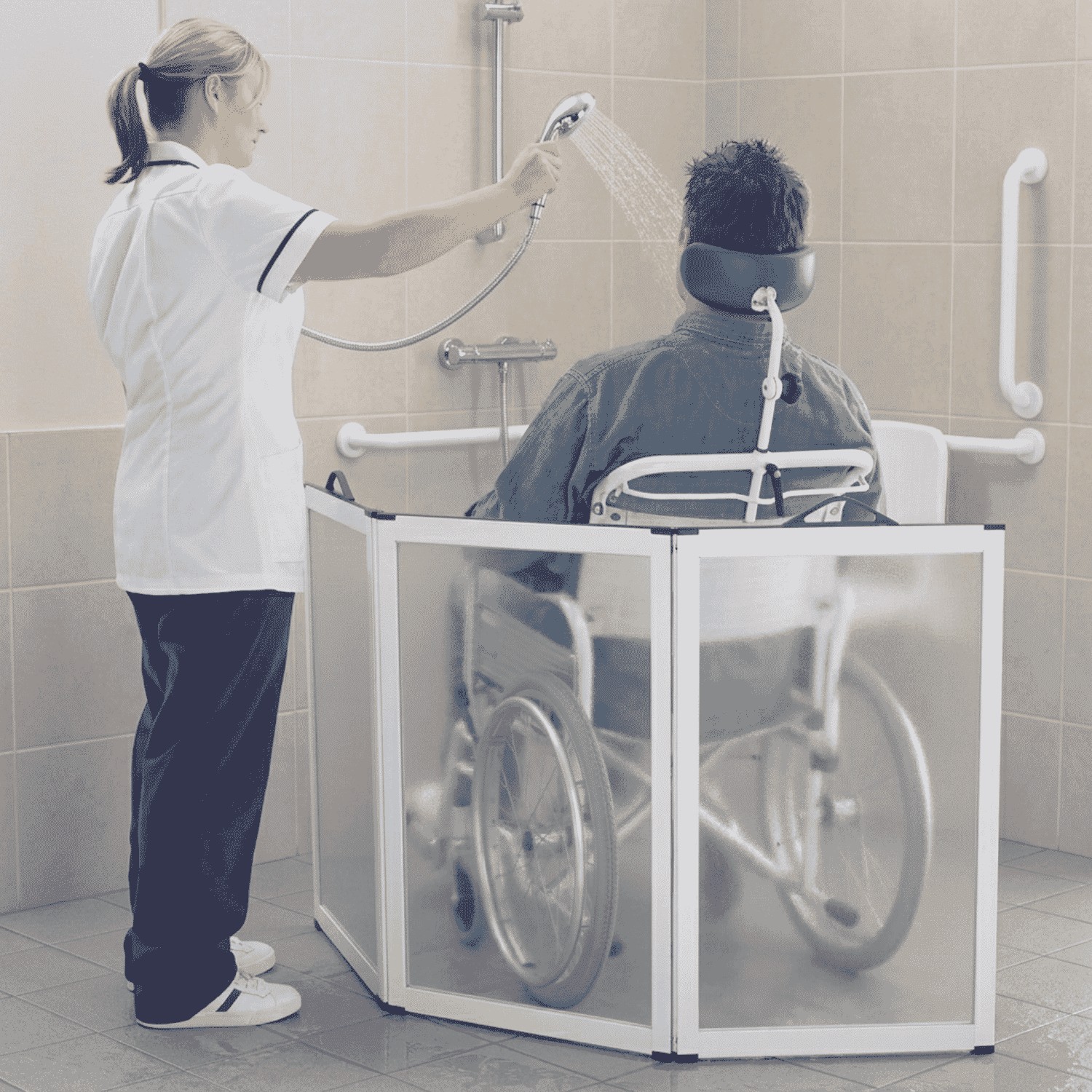 Portascreen 3 Panel Shower Guard