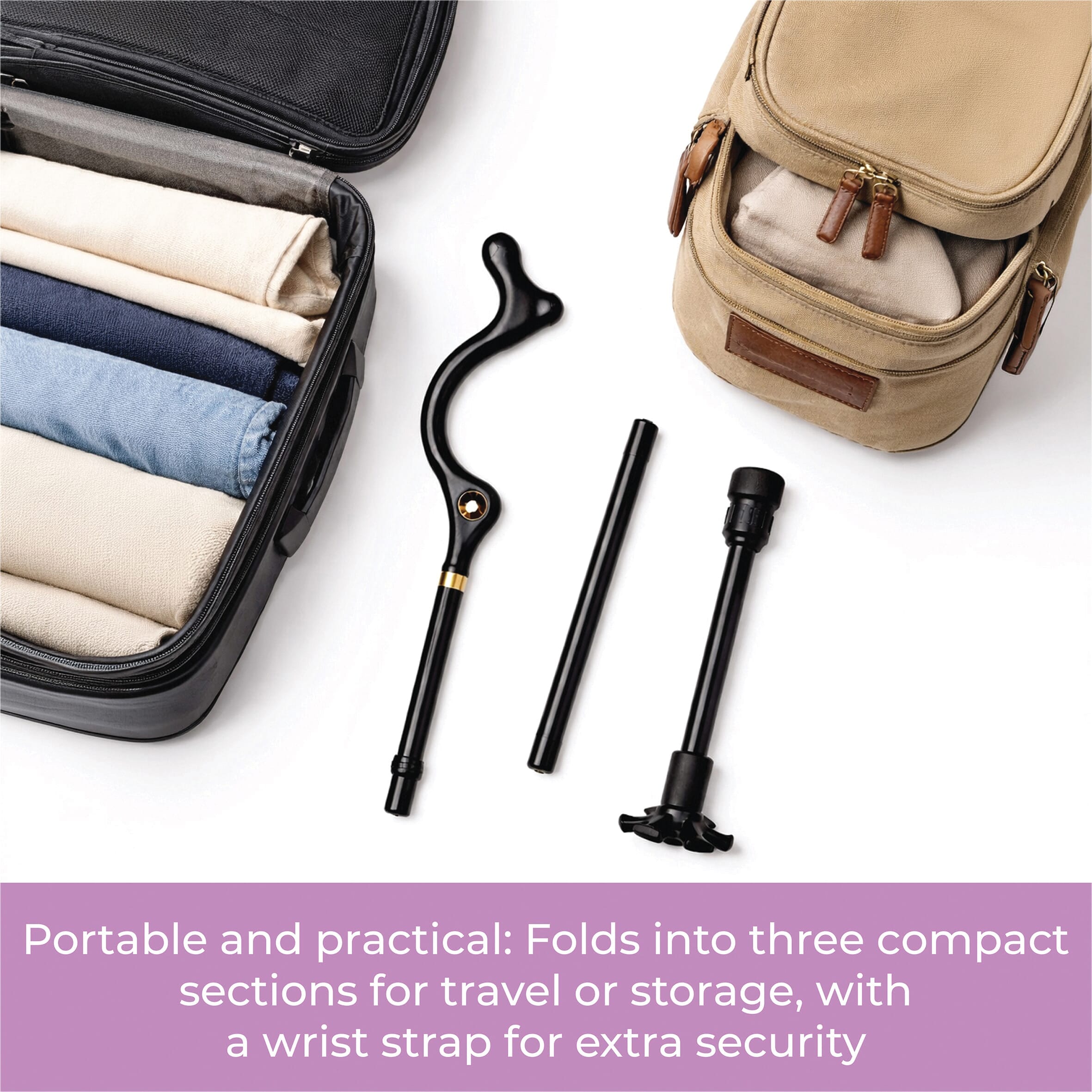 posture cane portable