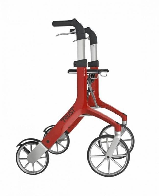 View Lets Fly Rollator Red information