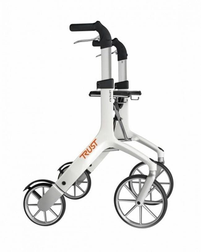 View Lets Fly Rollator White information