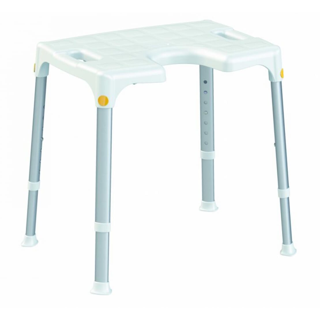 Atlantis Rectangular Shower Stool with Opening