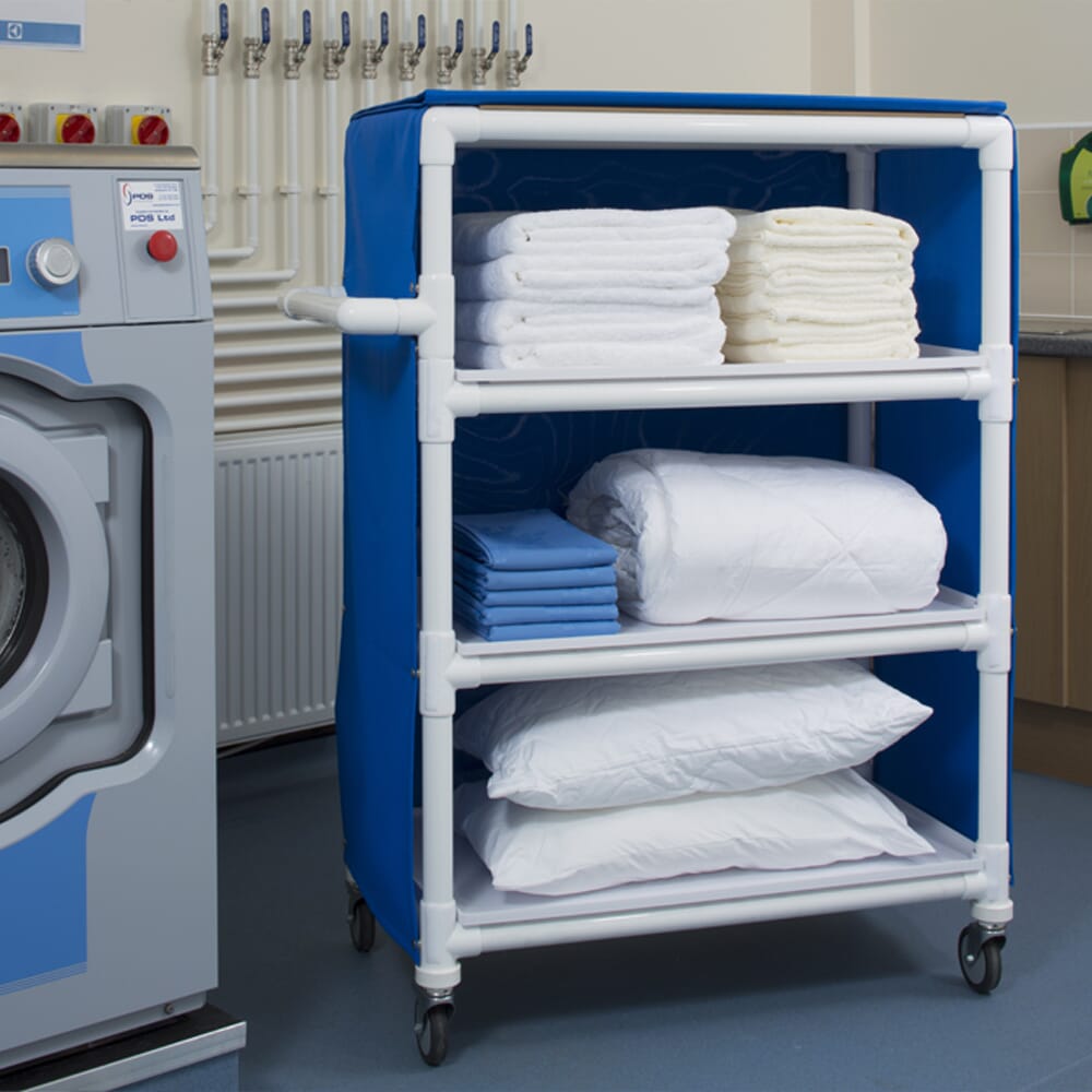 premium laundry trolley full