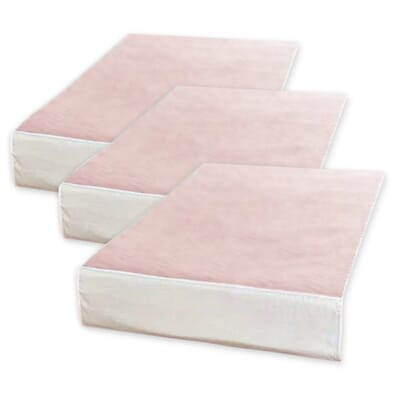 Premium Washable Absorbent Bed Protector with Tucks - Triple Pack