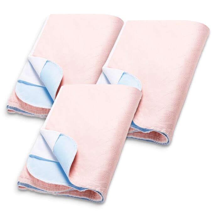 premium washable bed pad double with tucks pack of 3