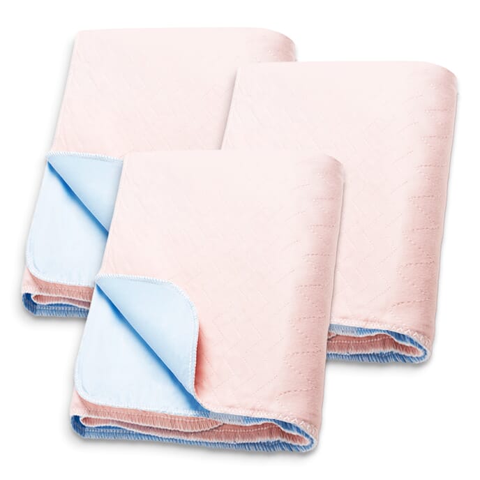 premium washable bed pad double without tucks pack of 3