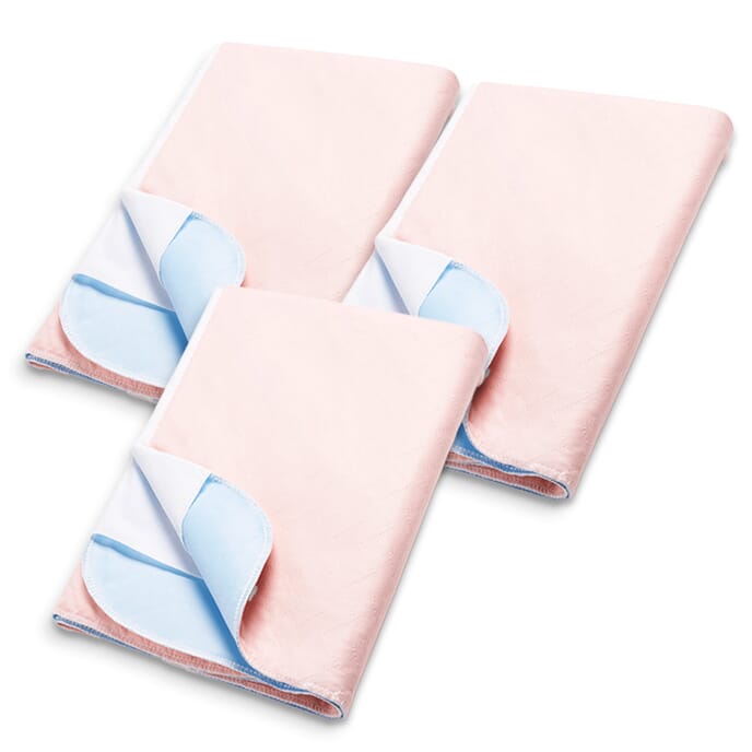 premium washable bed pad single with tucks pack of 3