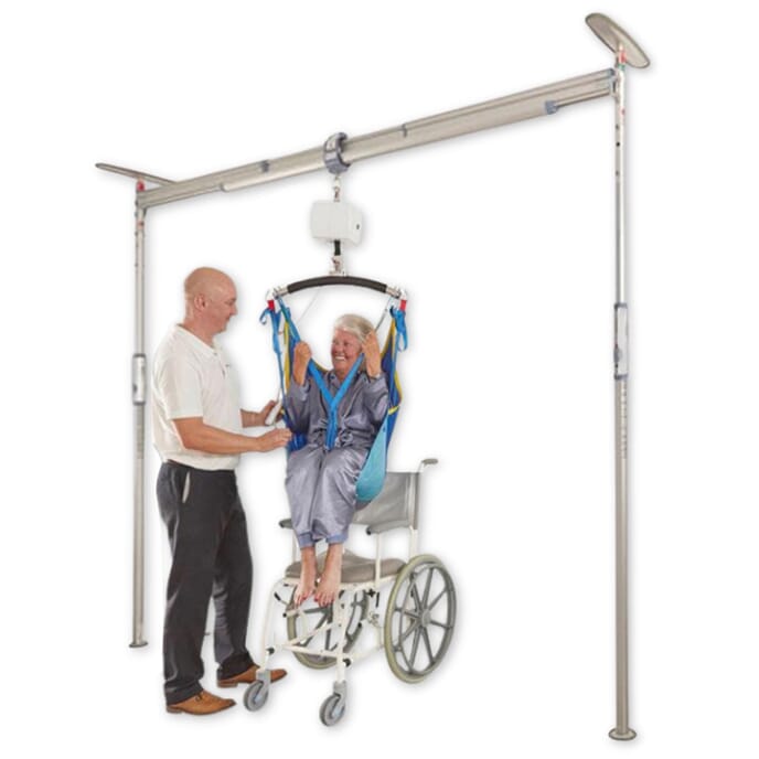 pressure fit gantry with cp200 portable gantry hoist