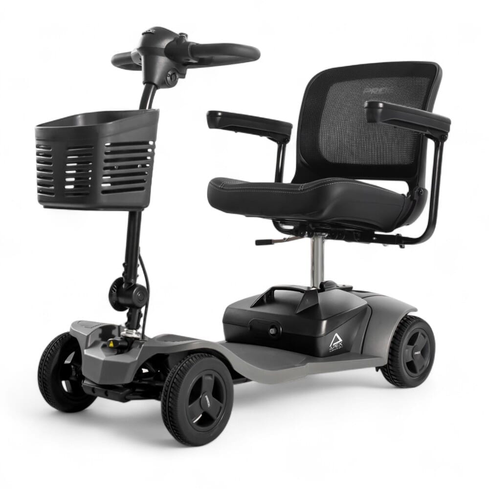 pride apex alumalite 2 0 mobility scooter grey