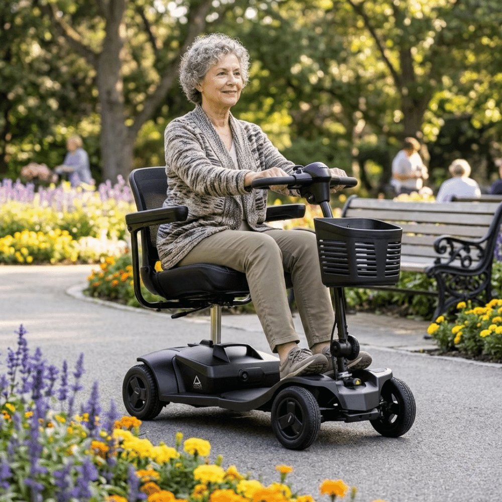 pride apex alumalite 2 0 mobility scooter lifestyle