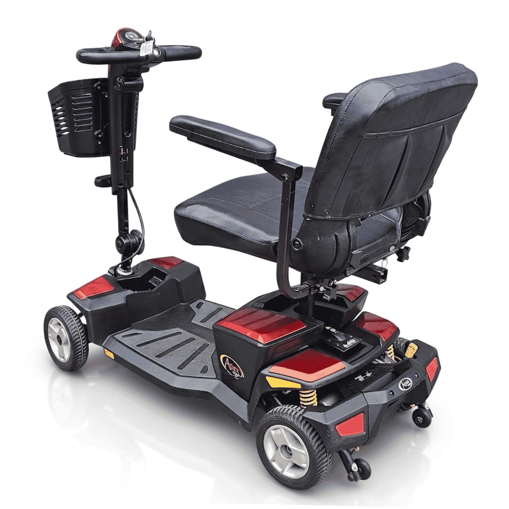 pride apex rapid mobility scooter back