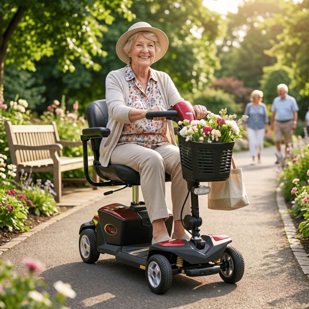 pride apex rapid mobility scooter lifestyle