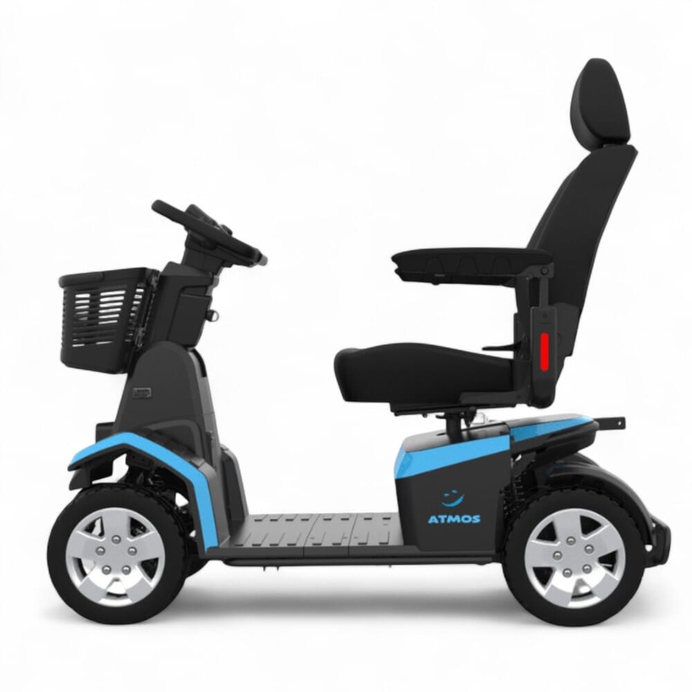 pride atmos mobility scooter side view