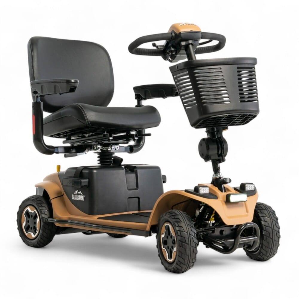 pride baja bandit mobility scooter tan