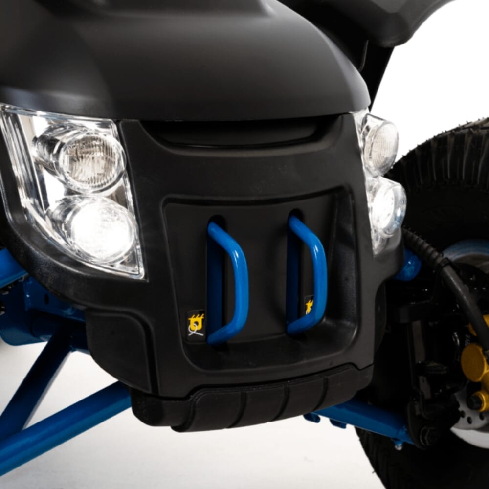 pride baja wrangler mobility scooter front