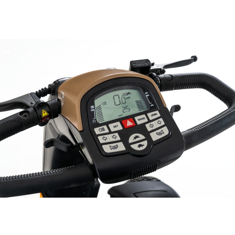 pride baja wrangler mobility scooter tiller