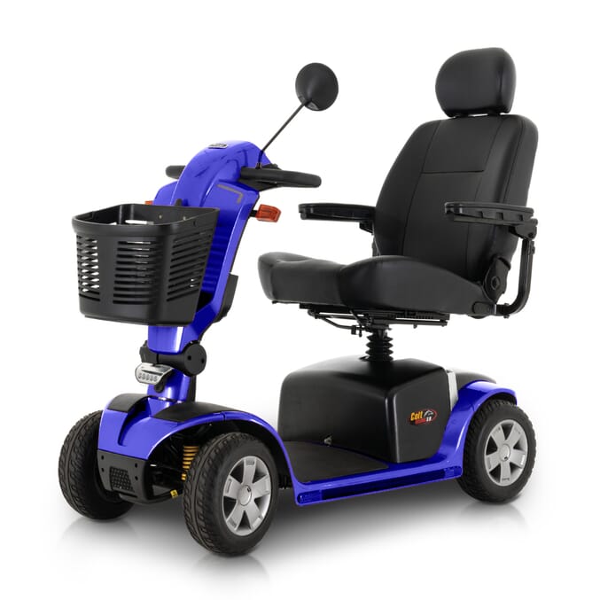 pride colt deluxe 2 0 mobility scooter blue
