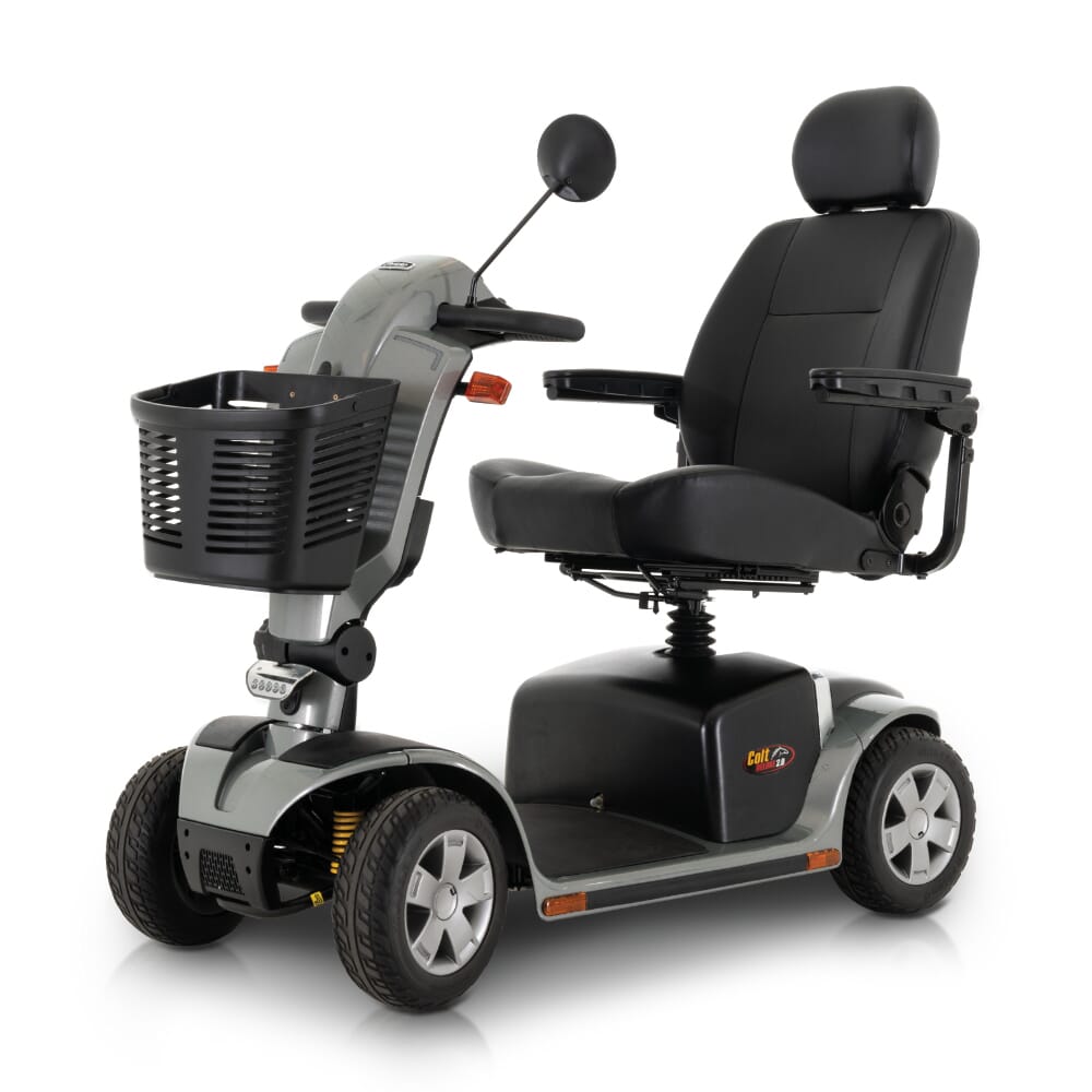 pride colt deluxe 2 0 mobility scooter grey