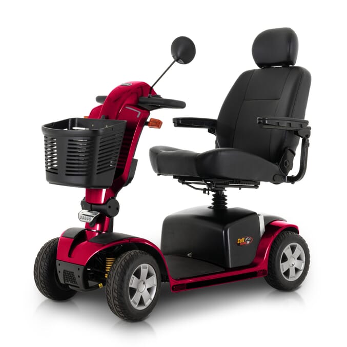 pride colt deluxe 2 0 mobility scooter red