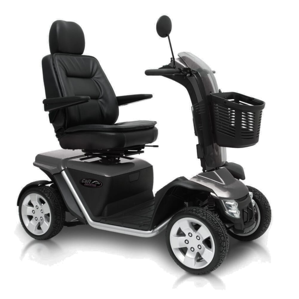 pride colt executive mobility scooter black