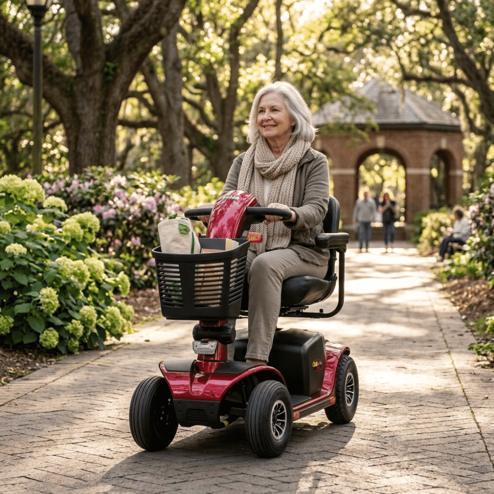 pride colt plus mobility scooter lifestyle
