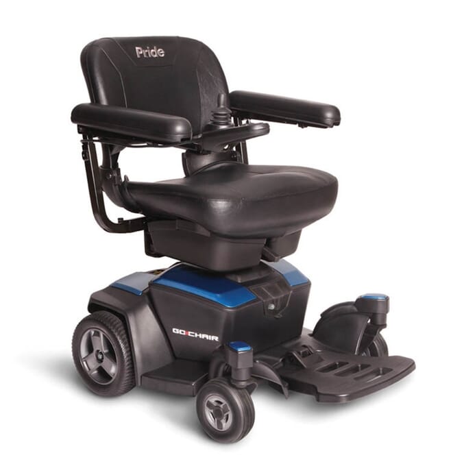 pride go power chair blue
