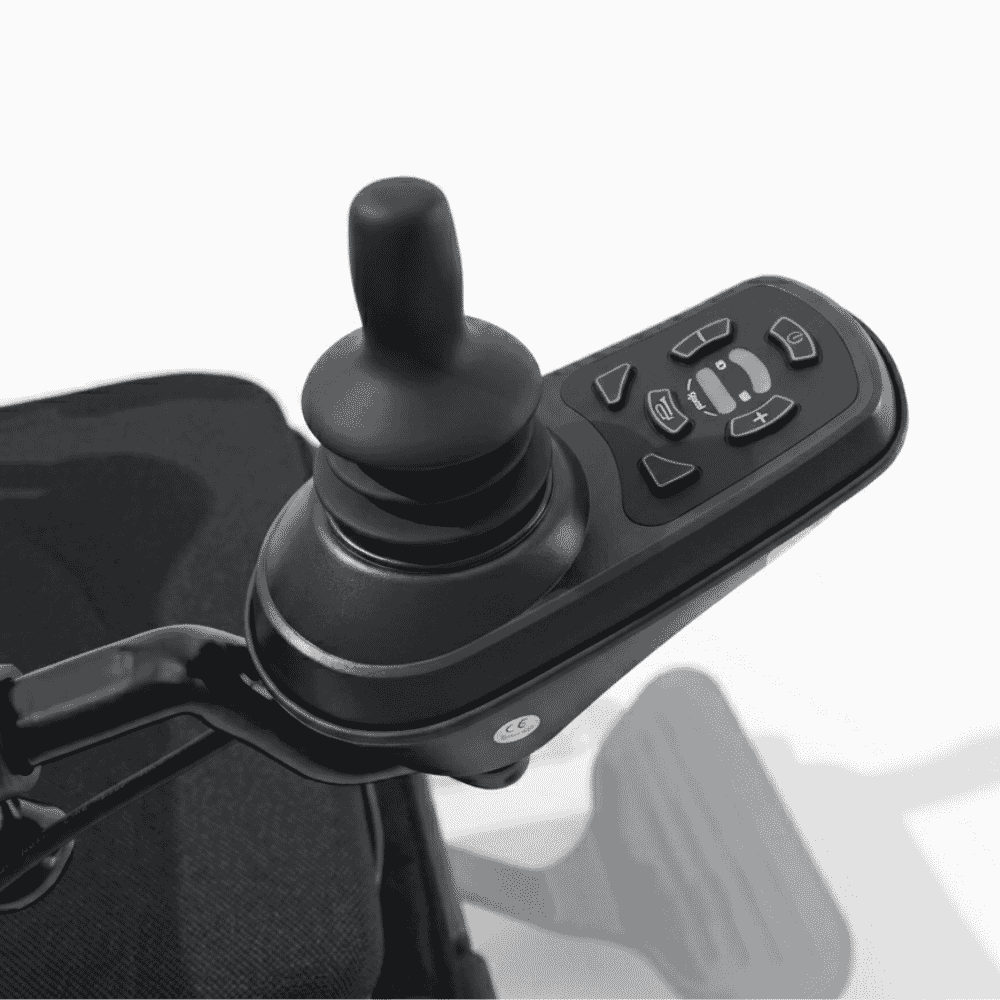 pride jazzy carbon injection folding electric wheelchair controls