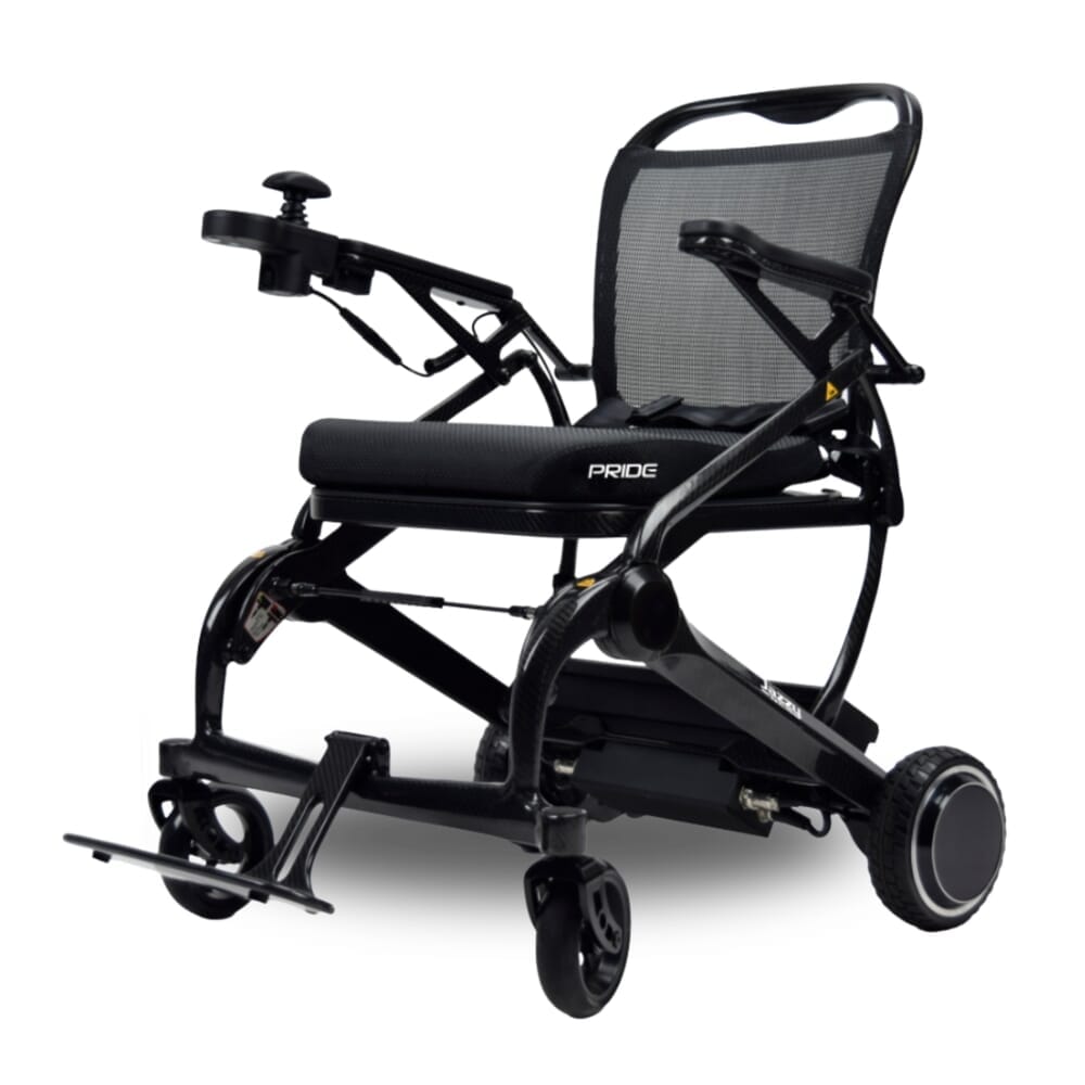 View Pride Jazzy Carbon Swift Folding Electric Wheelchair information