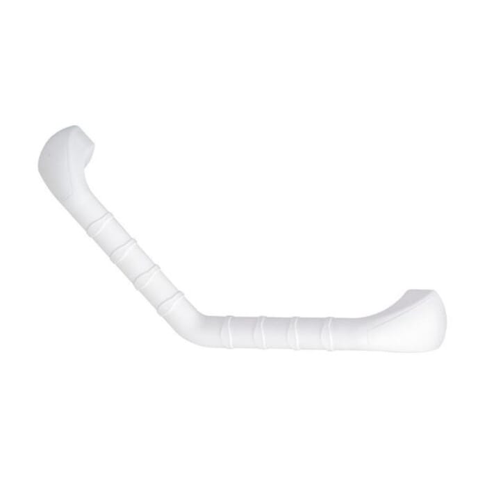 prima grab bar white angled 40cm 16 inch