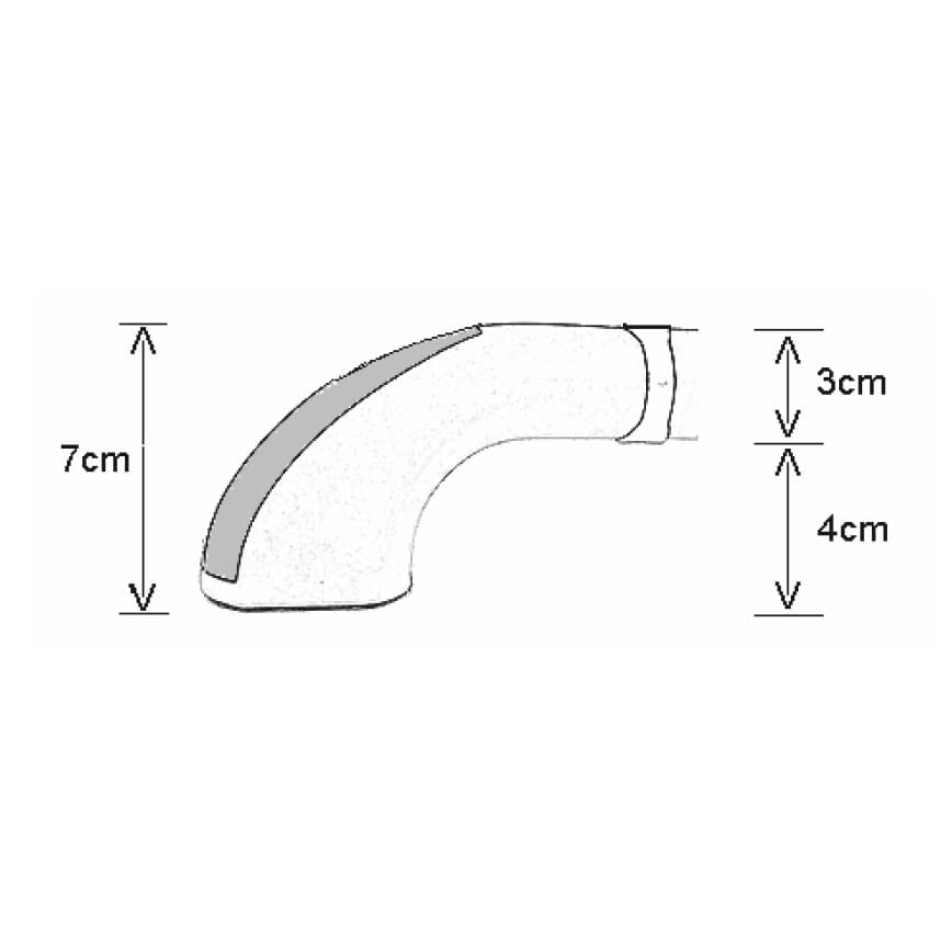 prima grab bar white mint colour clearance