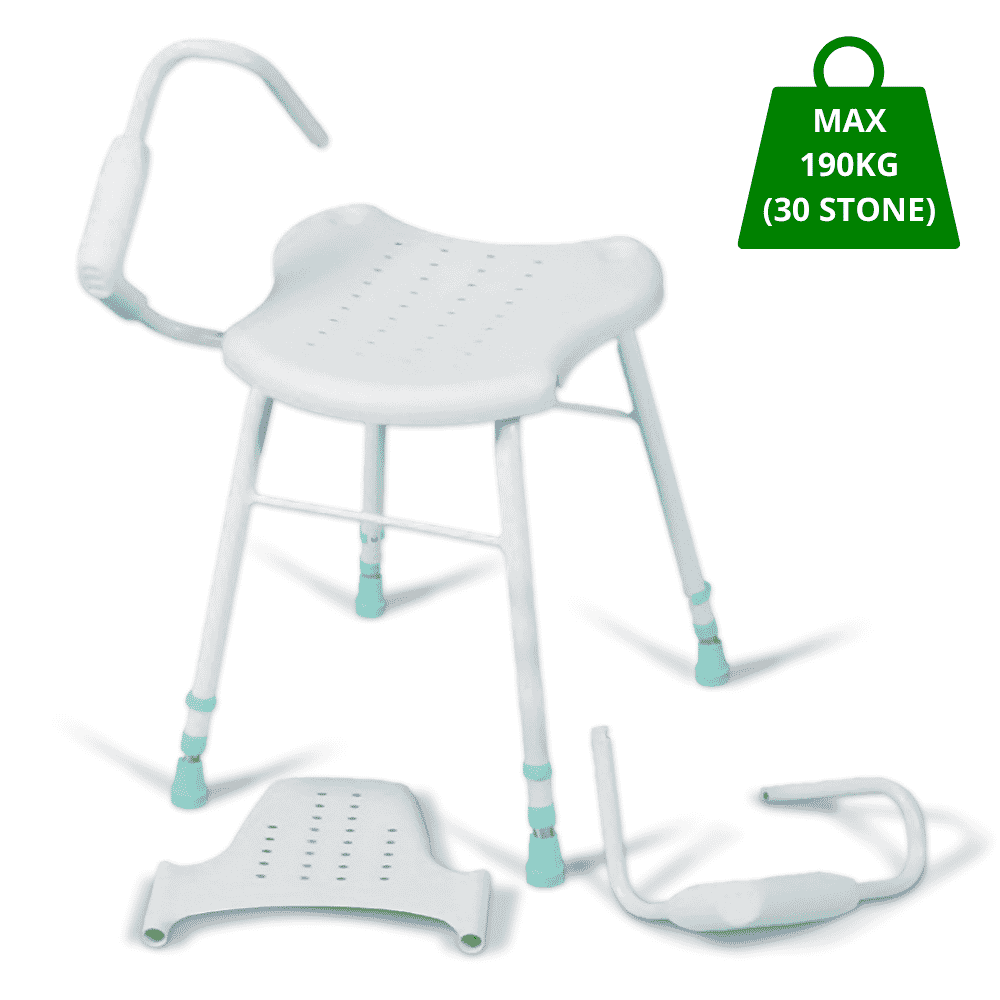 prima modular perching stool with arms and back parts