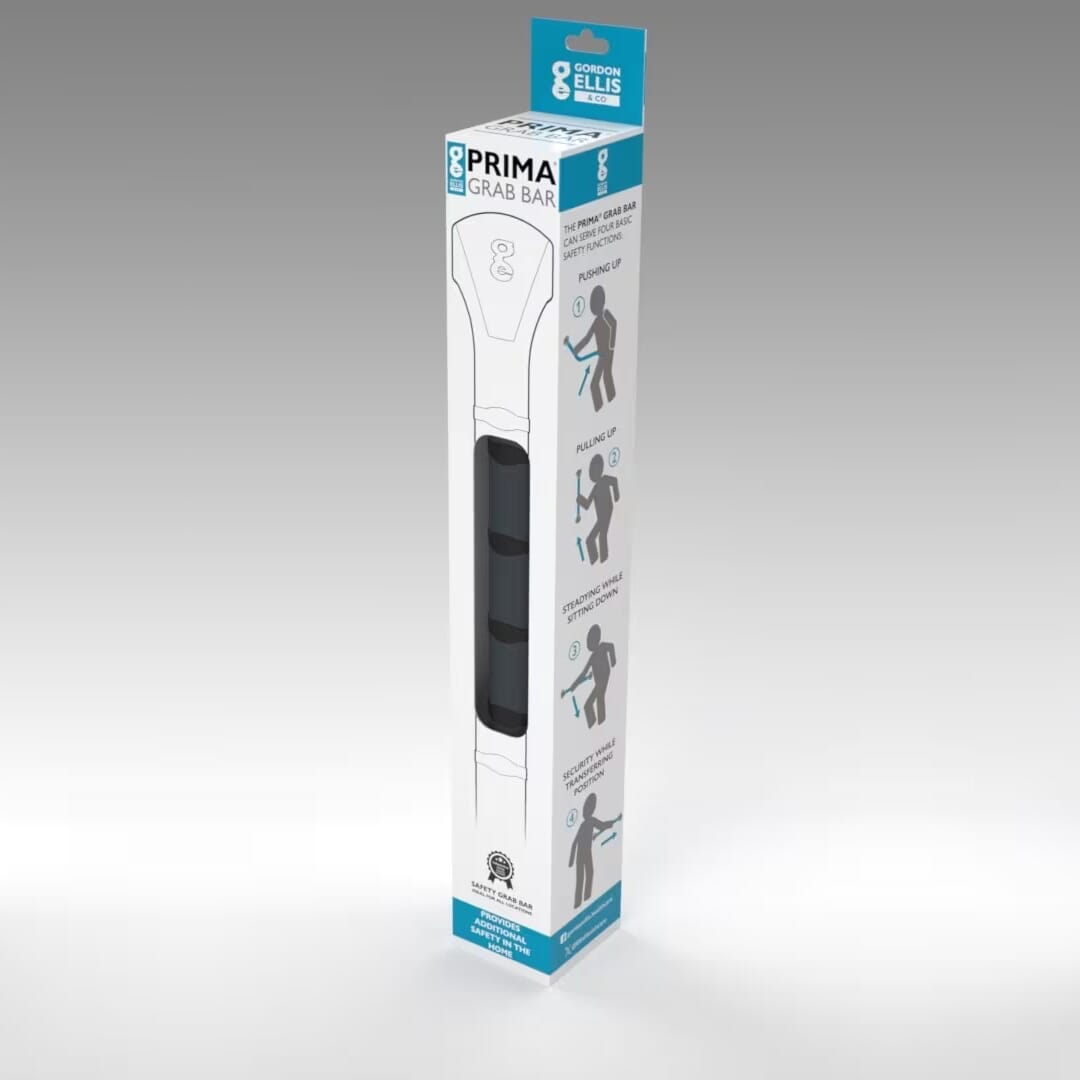 prima safety grab bar in packaging