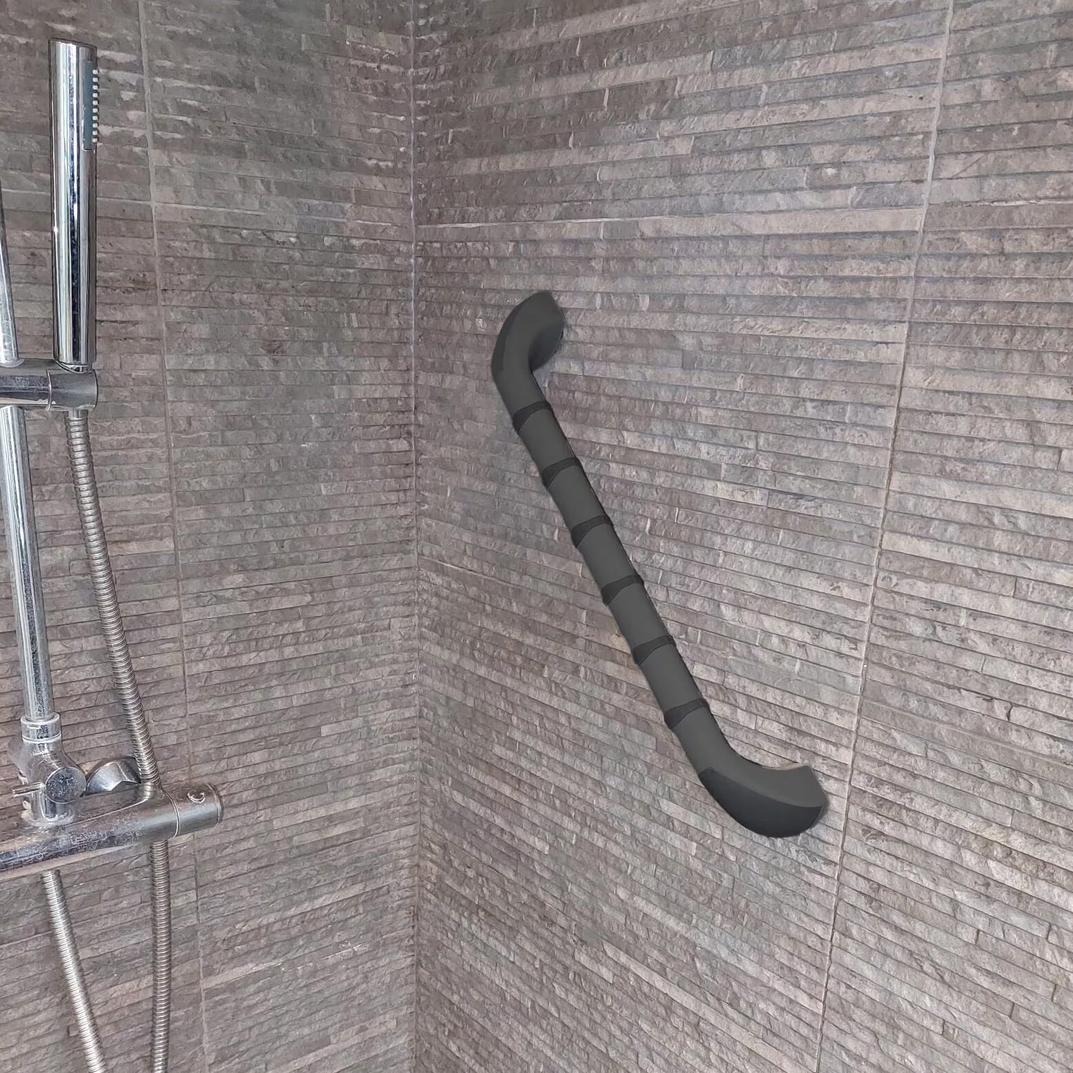 prima safety grab bar in shower