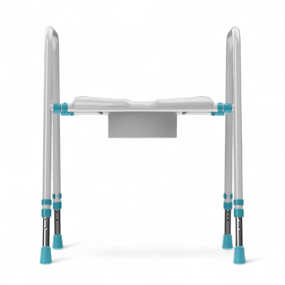 prima superior adjustable toilet frame front