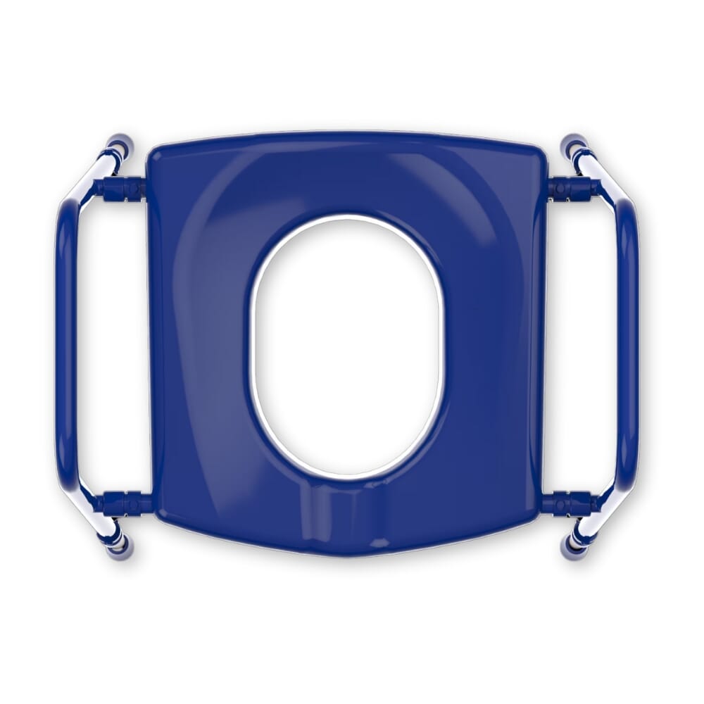 prima superior toilet frame blue top