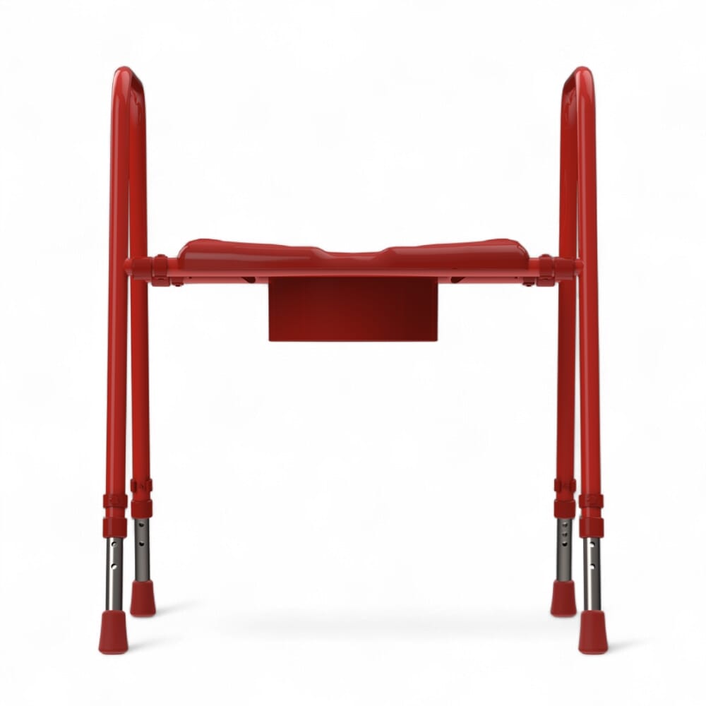 prima superior toilet frame red front