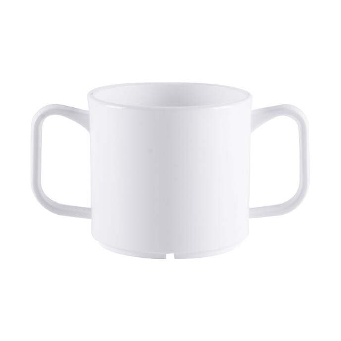 progress two handled mug mug white