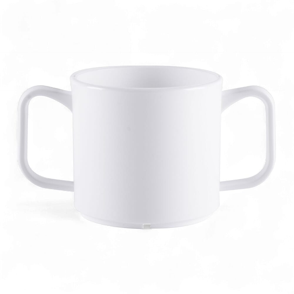 progress two handled mug mug white