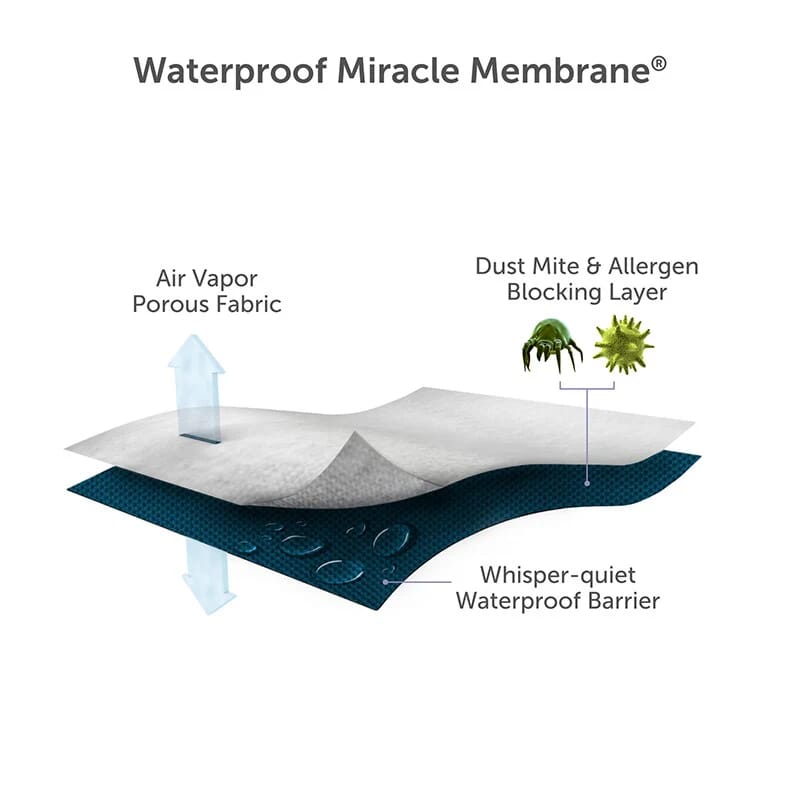protect a bed mattress protector breathability