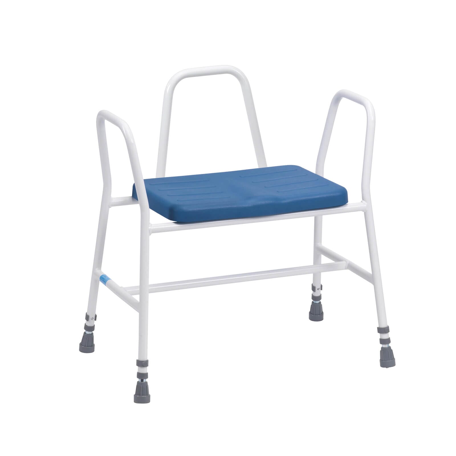 View PU Bariatric Perching Kitchen Stool Tubular Arms and Back information