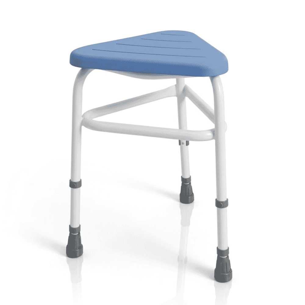 PU Padded Corner Shower Stool