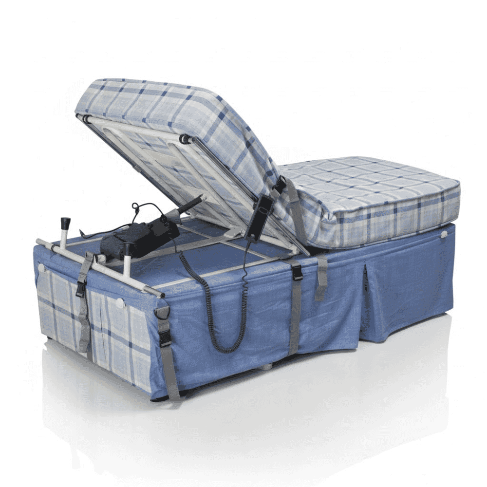 quiet knight mattress elevator in use