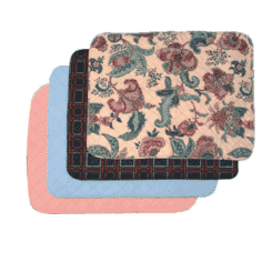 Quilted Chair Pad - Floral